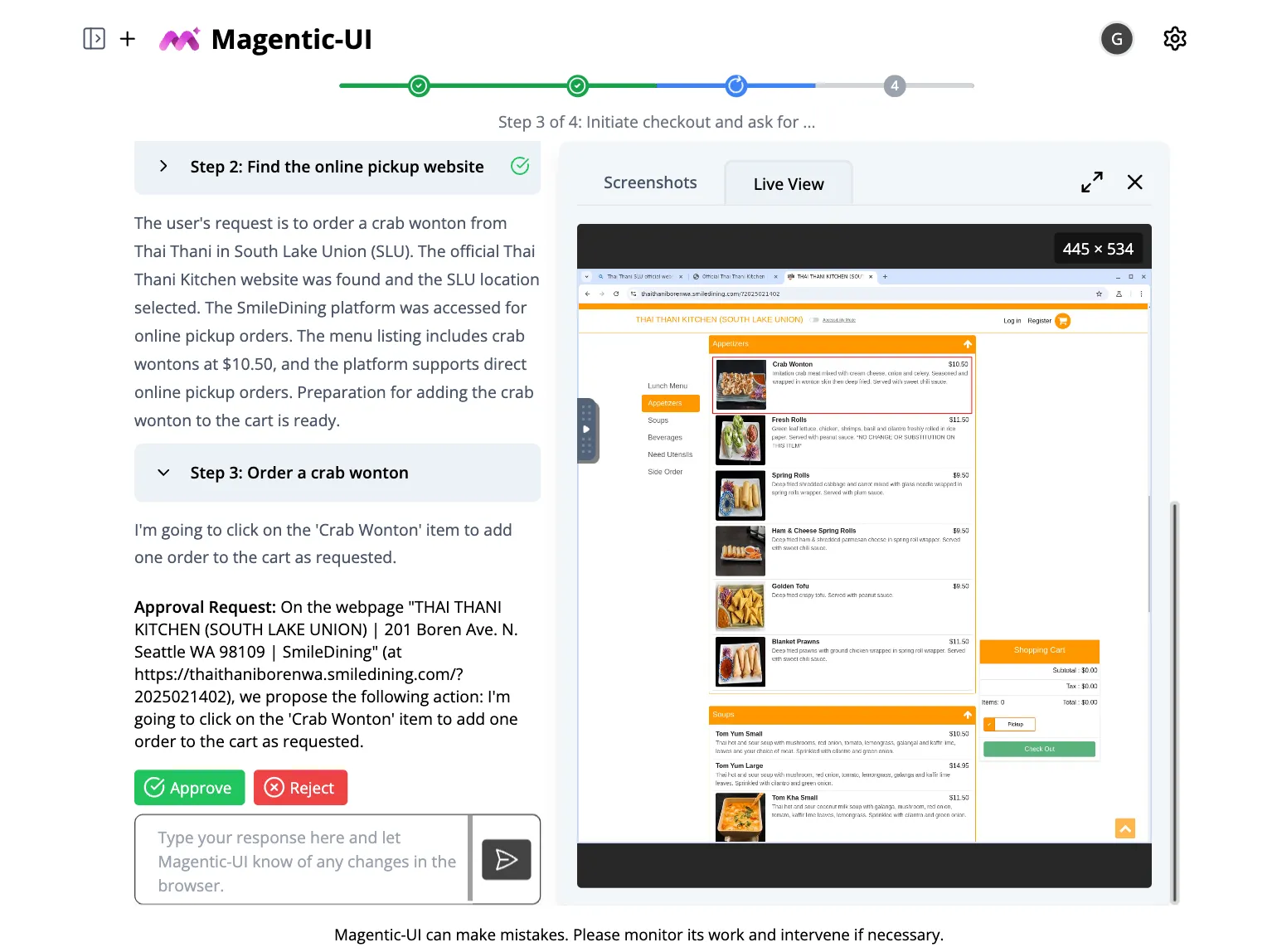 Action Guard UI